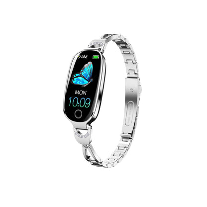 Bearscome Blood Sugar Blood Pressure monitoring Luxury Diamond Design Fashion Smartwatch