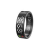 2025 Smart ring 5ATM waterproof blood oxygen pressure sleep heart rate monitor - Black