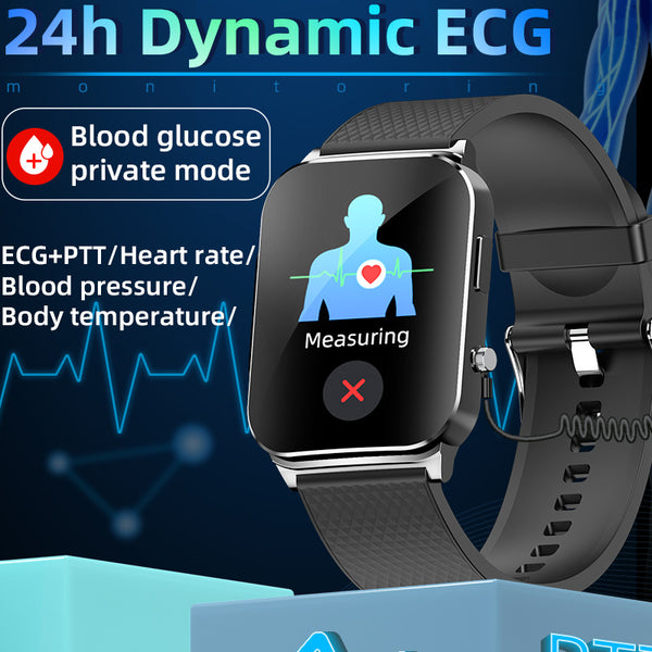 Bearscome EP03 HD ECG/EKG All-Day Health Monitoring Smart Sports Watch