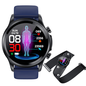 Bearscome BCE400 ECG/EKG Blood Pressure SPO2 Heart Rate Fitness Tracker Waterproof Smart Watch