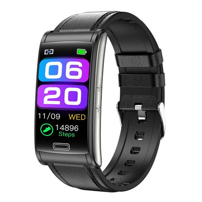 BCBEARSCOME BCE600 3-Lead ECG HRV Blood Glucose Blood Pressure Blood Oxygen  Sleep Detection HD Bluetooth Smart Bracelet