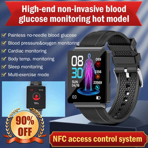 BEARSCOME BCKS01 Smartwatch NFC  Blood Glucose Heart Rate Blood Pressure Bluetooth Smart Sports Watch