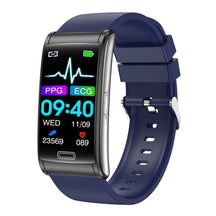 BCBEARSCOME BCE600 3-Lead ECG HRV Blood Glucose Blood Pressure Blood Oxygen  Sleep Detection HD Bluetooth Smart Bracelet