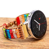 Colorful Imperial stone braided watch band Bohemian style - colorful