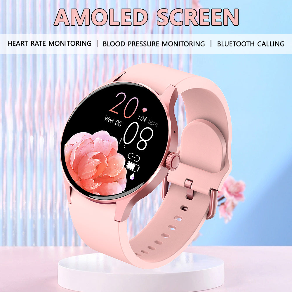 Bearscome 2024 SmartWatch AMOLED screen Blood Sugar Blood Pressure Heart Rate Blood oxygen Monitoring