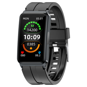 BEARSCOME BCEP01 ECG HRV Monitoring Smart Watch, SpO2/Sleep, Music, Waterproof,Message/Caller Receive, Female Caring